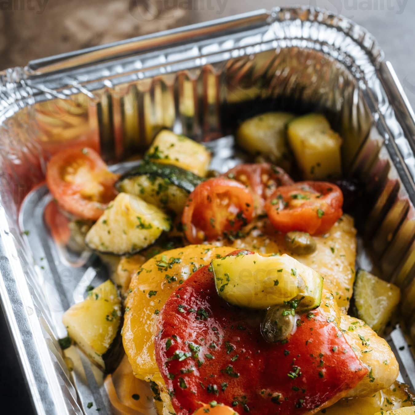 Eco-Friendly Heavy Duty Disposable Aluminum Pans with Lids - 9x13 Half Size Trays for Catering, Baking, Roasting - Steam Table Deep Pans for Food Storage - Pack of 400