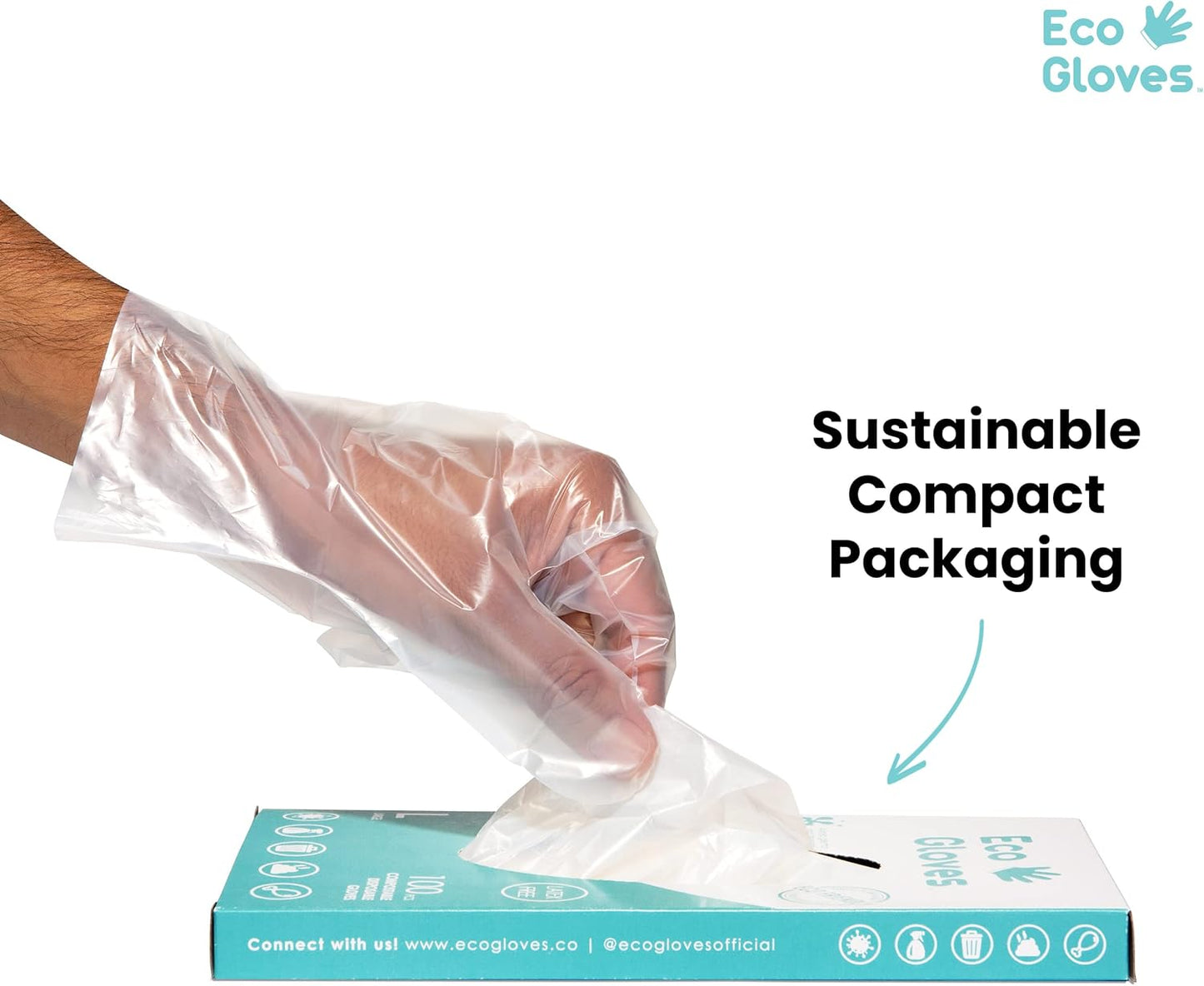 Eco-Friendly Plant-Based Gloves for Food Prep and Cleaning - Compostable and Sustainable