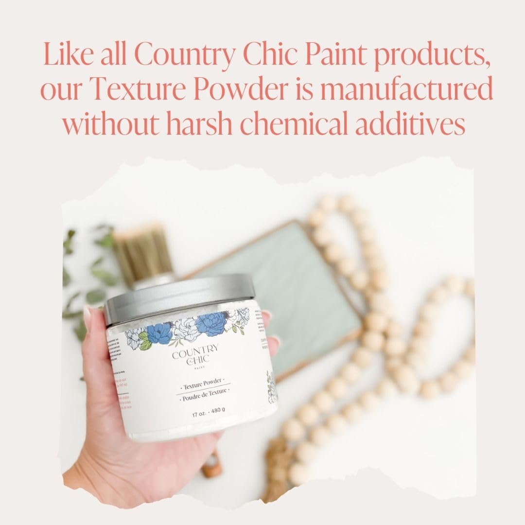 Eco-Friendly Texture Powder for Textured Paint & Rustic Furniture Finishes (17 oz)