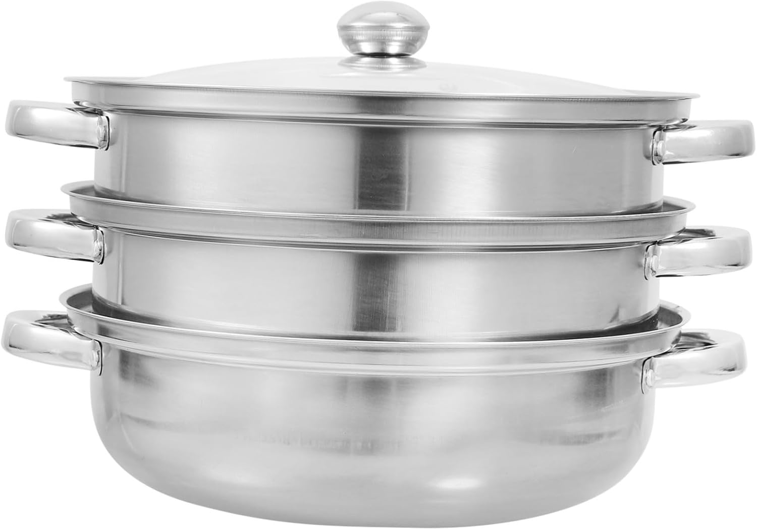 Electric Cookware Set with Amphora Making Tin Kettles and Steam Insert Pot Rack - Kitchen Griddle, Steamer, and Oven Pot with Lid - Cooking Stockpots and Glass Silver Hob