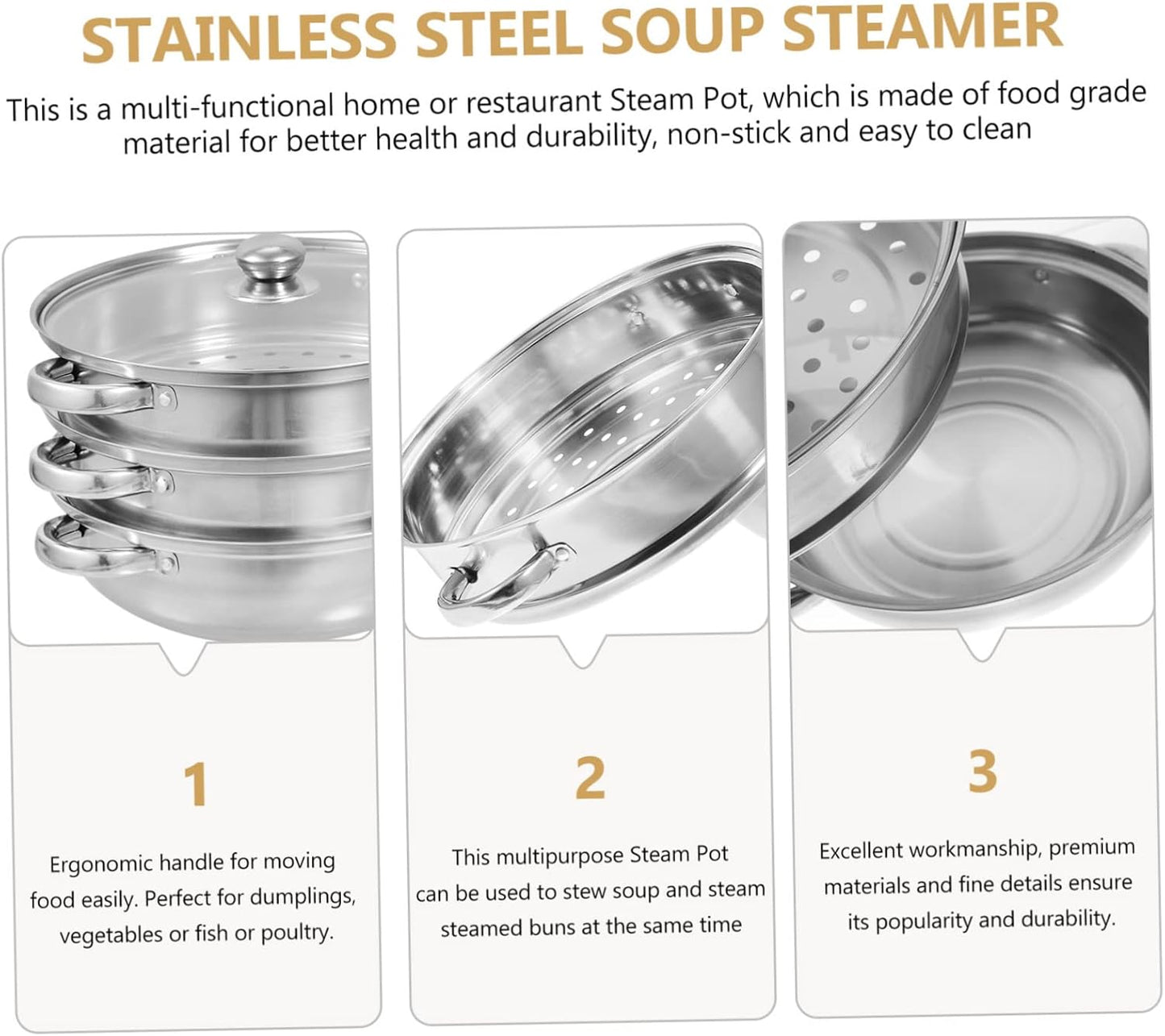 Electric Cookware Set with Amphora Making Tin Kettles and Steam Insert Pot Rack - Kitchen Griddle, Steamer, and Oven Pot with Lid - Cooking Stockpots and Glass Silver Hob