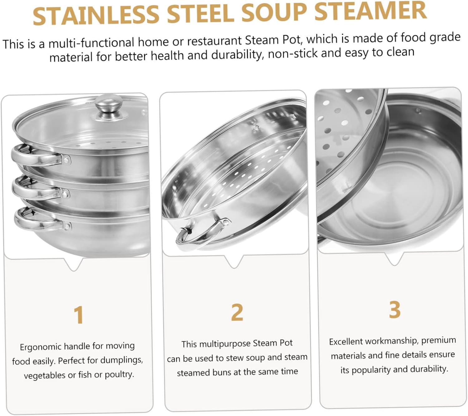 Electric Cookware Set with Amphora Making Tin Kettles and Steam Insert Pot Rack - Kitchen Griddle, Steamer, and Oven Pot with Lid - Cooking Stockpots and Glass Silver Hob