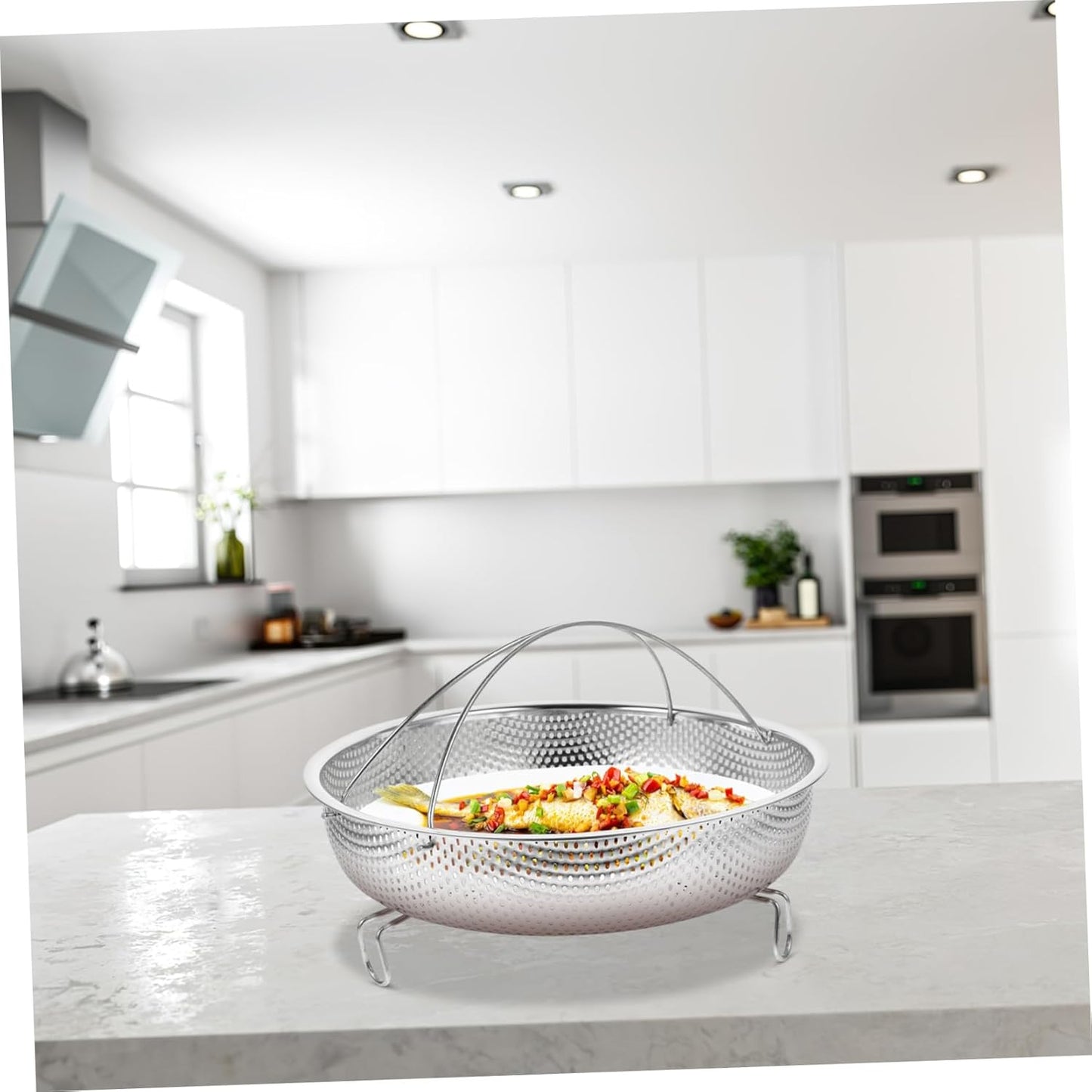 Electric Rice Cooker with Reusable Steaming Rack - CIYODO Cooker Steamer Basket