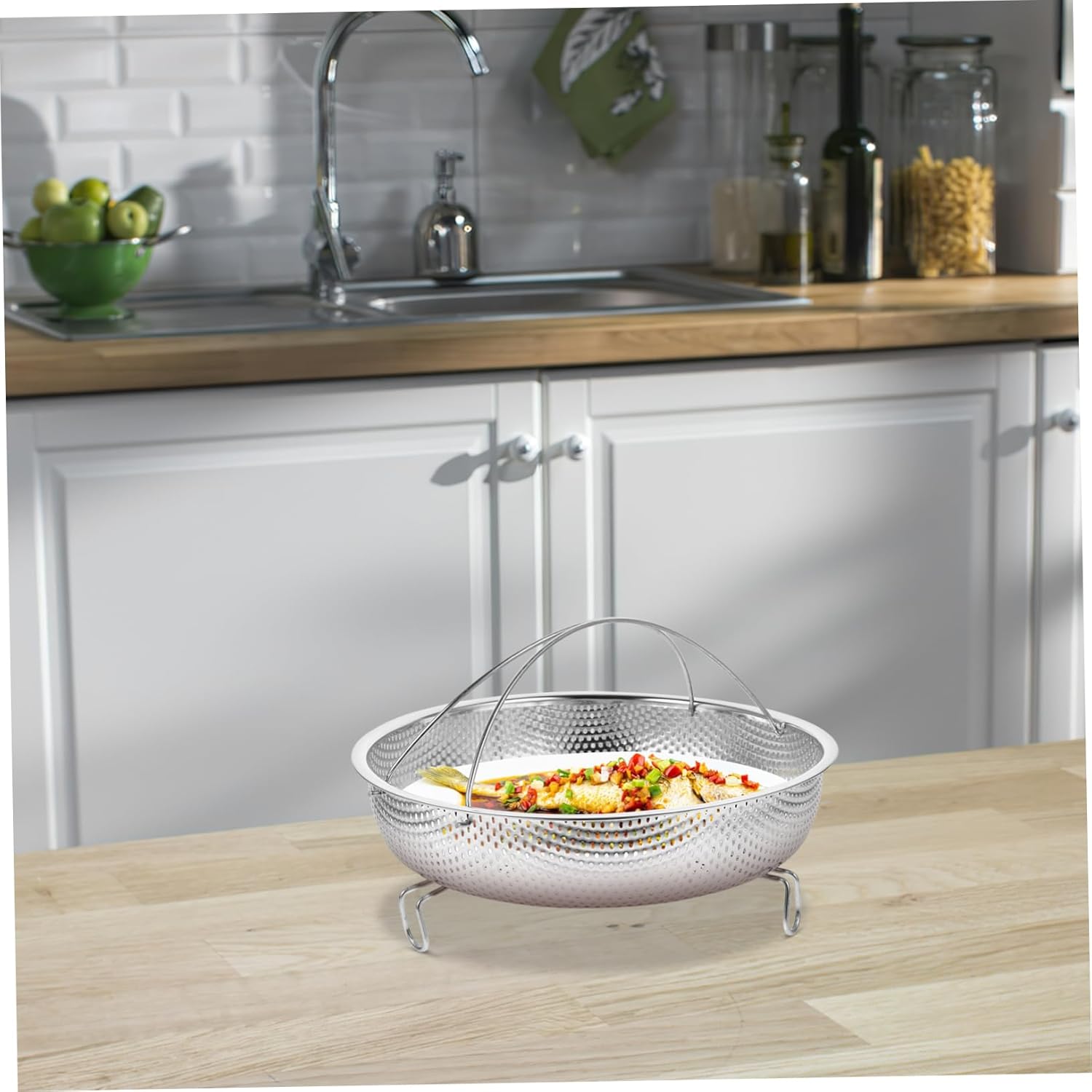 Electric Rice Cooker with Reusable Steaming Rack - CIYODO Cooker Steamer Basket