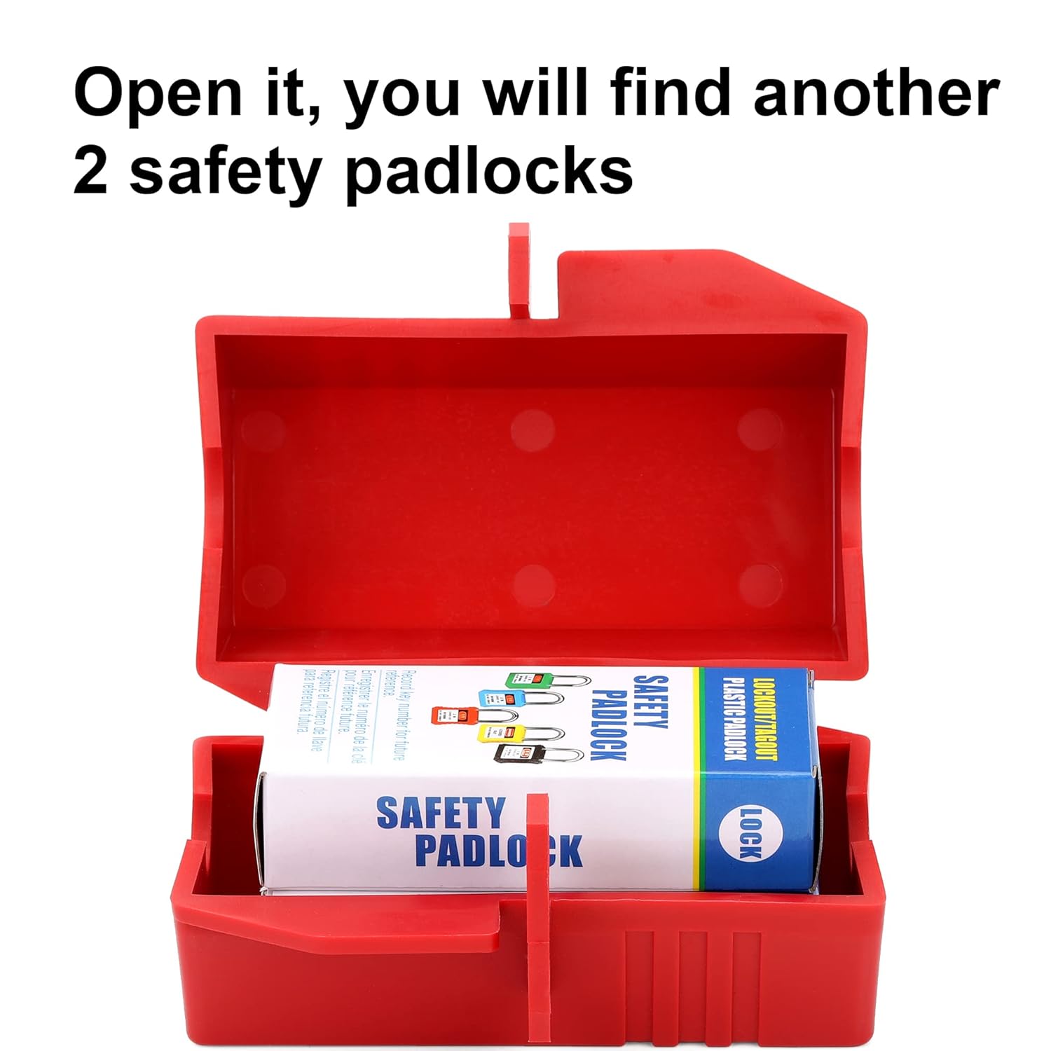 Electrical Lockout Tagout Kit with Hasps, Circuit Breaker Lockouts, Lockout Tags, Plug Lockout, Loto Locks, Zip Ties, Carrying Bag - 2 Keys Per Lock