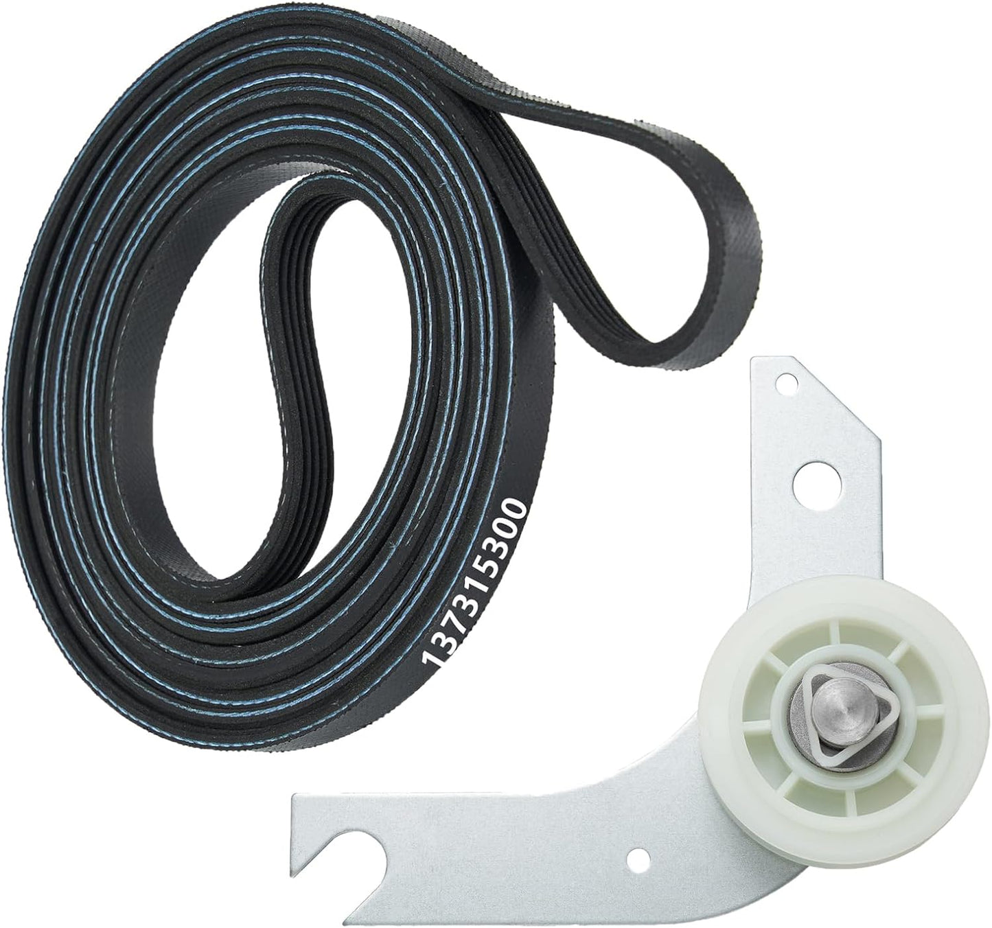 Electrolux Frigidaire Dryer Idler Pulley & Drive Belt Assembly - Replaces 134719300 AP4368855