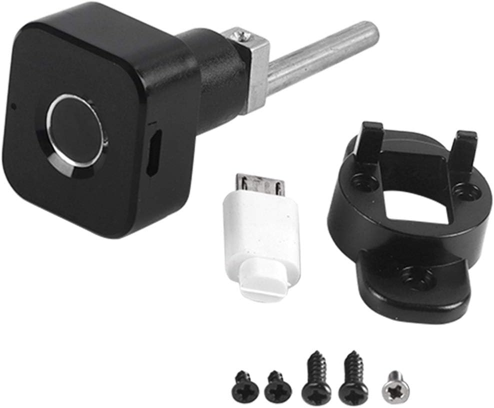 Electronic Fingerprint Cabinet Drawer Lock Kit with USB Charging - GOTOTOP Smart Safety Lock Kit for Cabinets