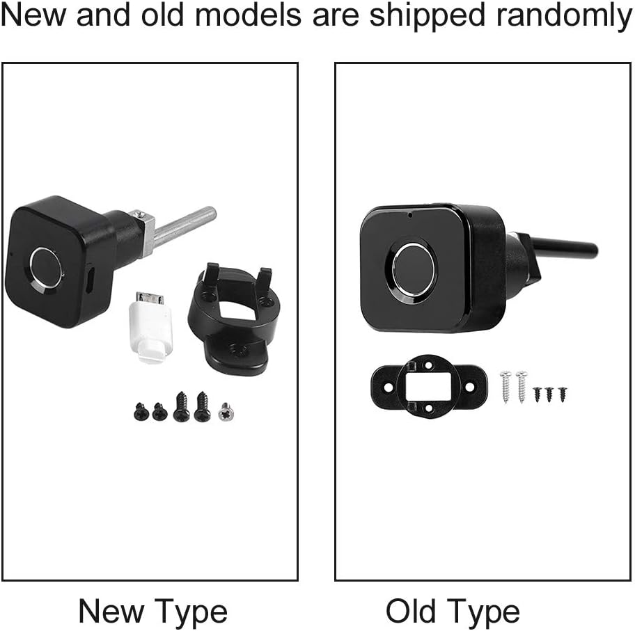 Electronic Fingerprint Cabinet Drawer Lock Kit with USB Charging - GOTOTOP Smart Safety Lock Kit for Cabinets
