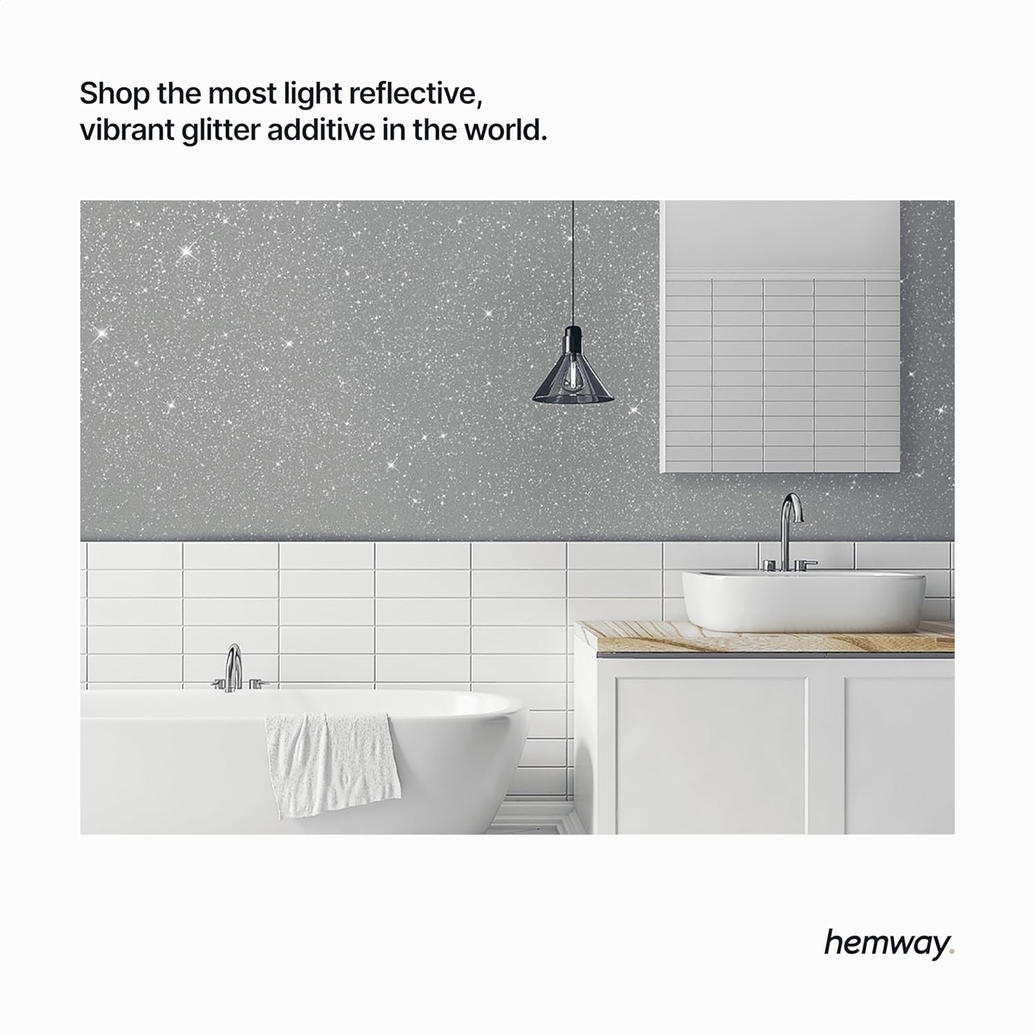 Emerald Green Glitter Paint Additive for Interior & Exterior Walls, Wood, Furniture - 100g / 3.5oz