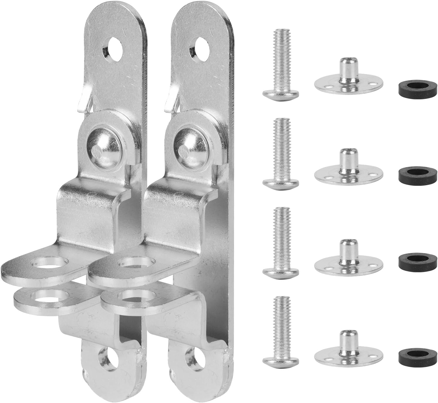 Enclosed Trailer Door Latch Hasp with Handle Keeper Padlock - Cargo Trailer Security Locking System