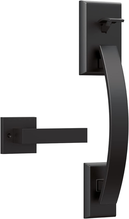 eufy Security Lever Handle - Simple Installation, Universal Fit - Matte Black