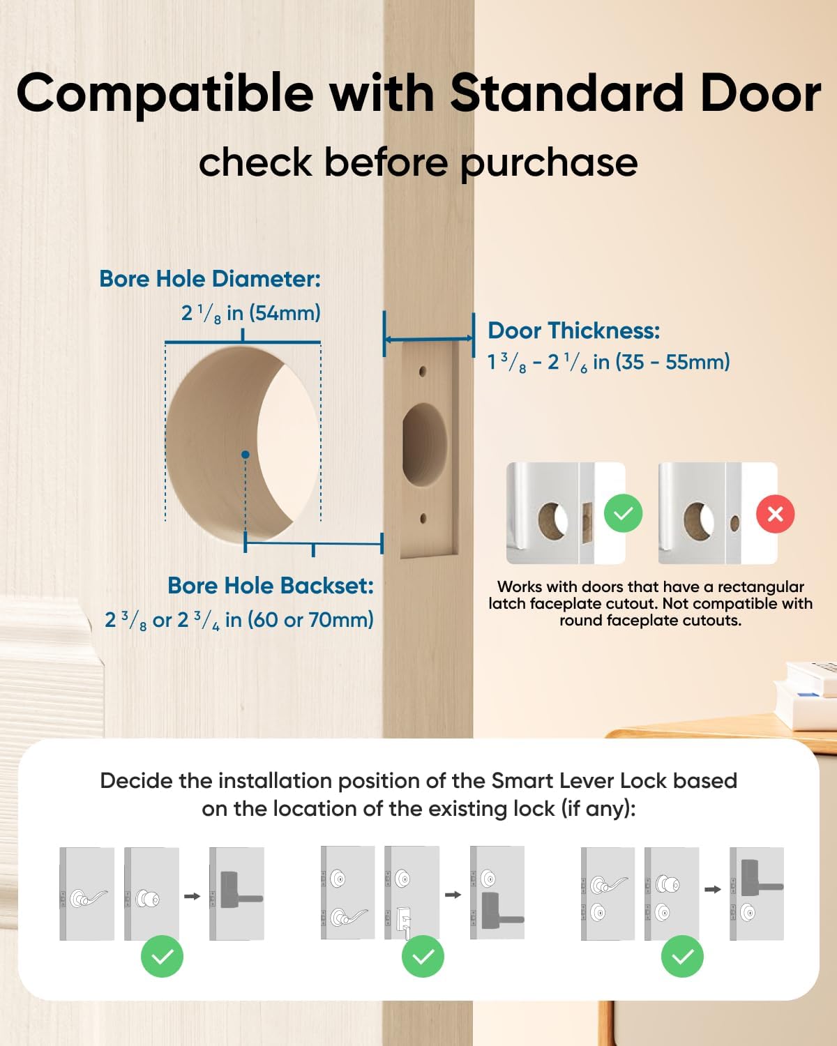 eufy Security Smart Lock C33 with Fingerprint Biometric Keyless Entry and Wi-Fi Control, Auto-Lock and IP53 Waterproof Design - WildKart
