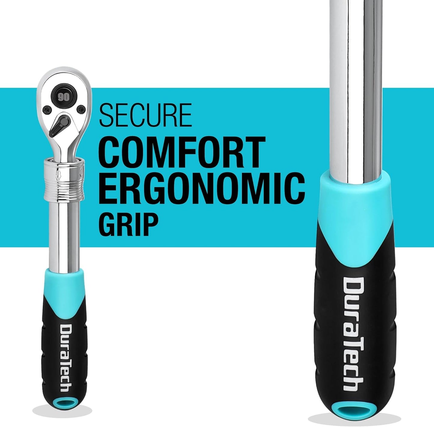 Extendable Ratchet Set with 90-Tooth Drive for Precision Tightening