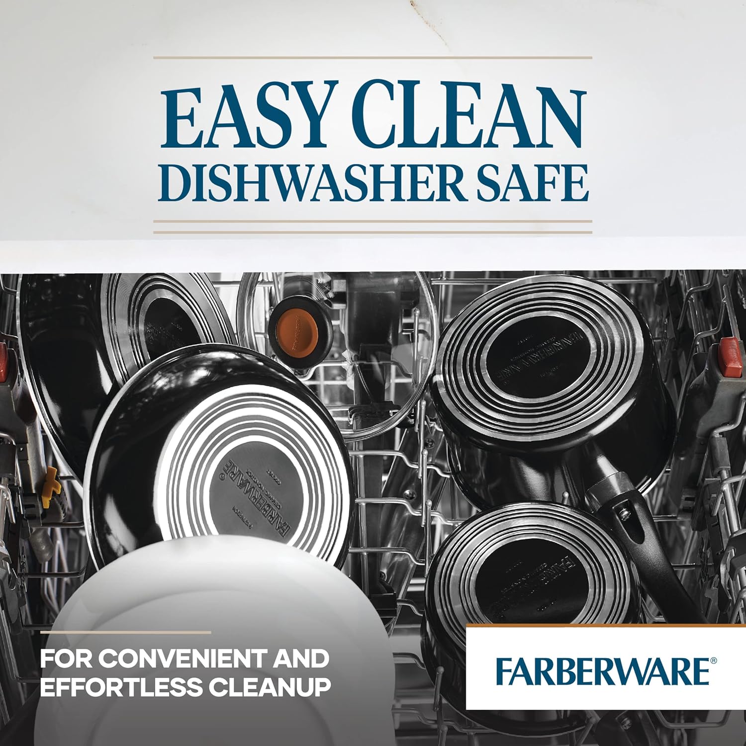 Farberware Glide 10 Inch Black Nonstick Frying Pan Skillet Fry Pan