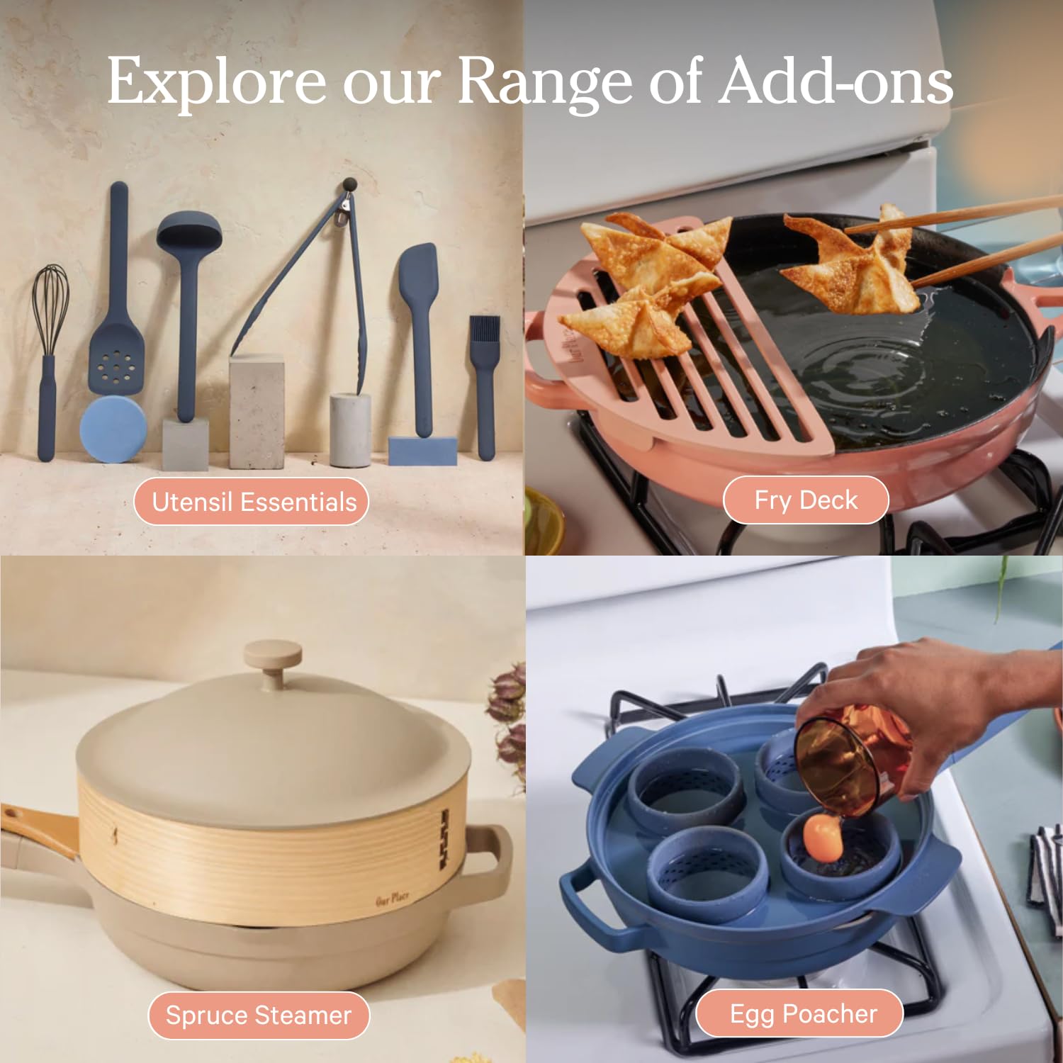 Fearless Fry Silicone Frying Accessory for Always Pan & Perfect Pot - Splatter-Free, Heat-Resistant, Easy to Clean