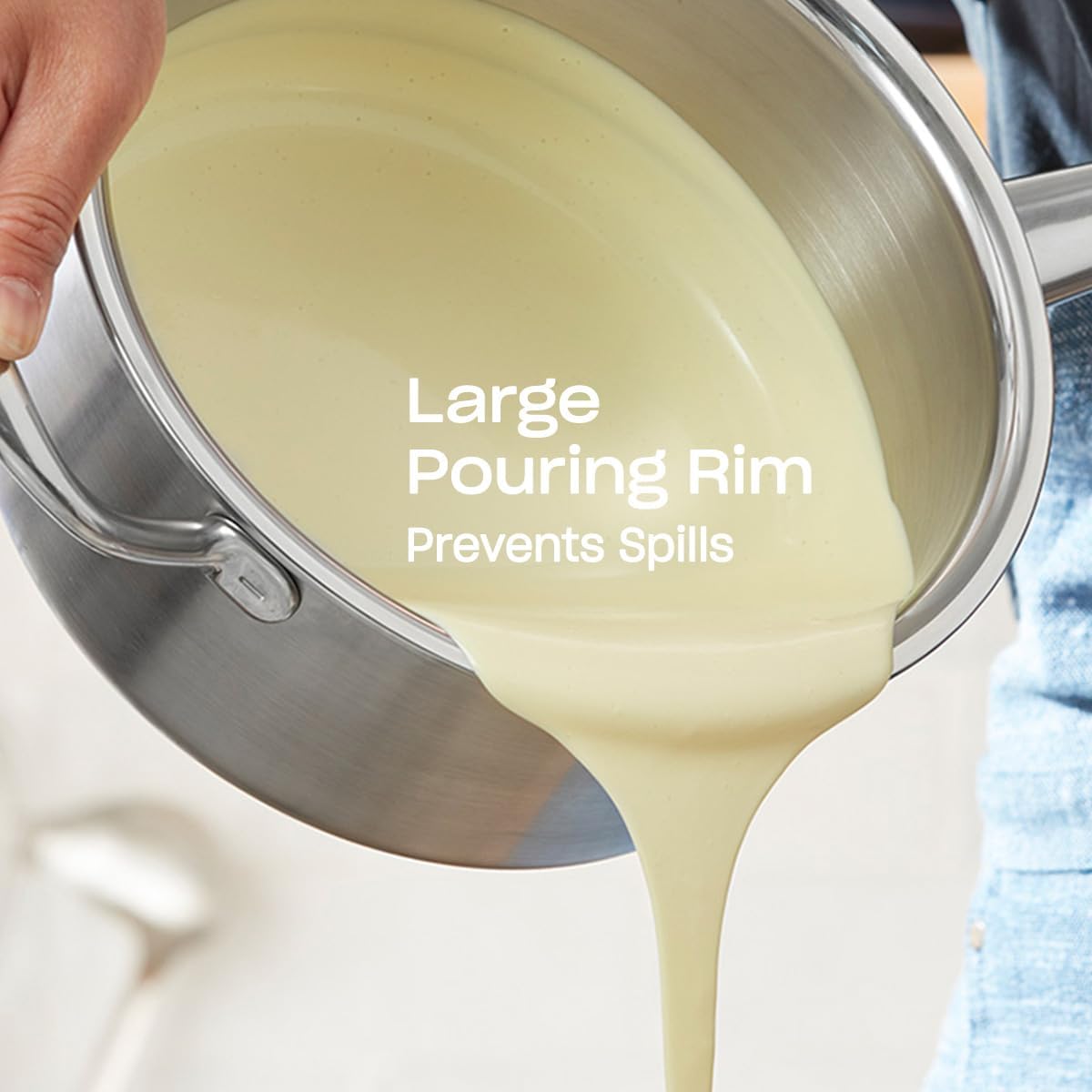 Fissler M5 Pro-Ply Stainless Steel Saucepan - 3 Quart Capacity, 5-Ply Construction