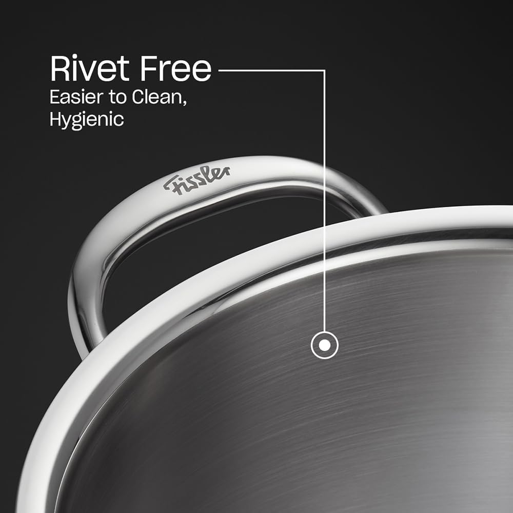 Fissler M5 Pro-Ply Stainless Steel Saucepan - 3 Quart Capacity, 5-Ply Construction