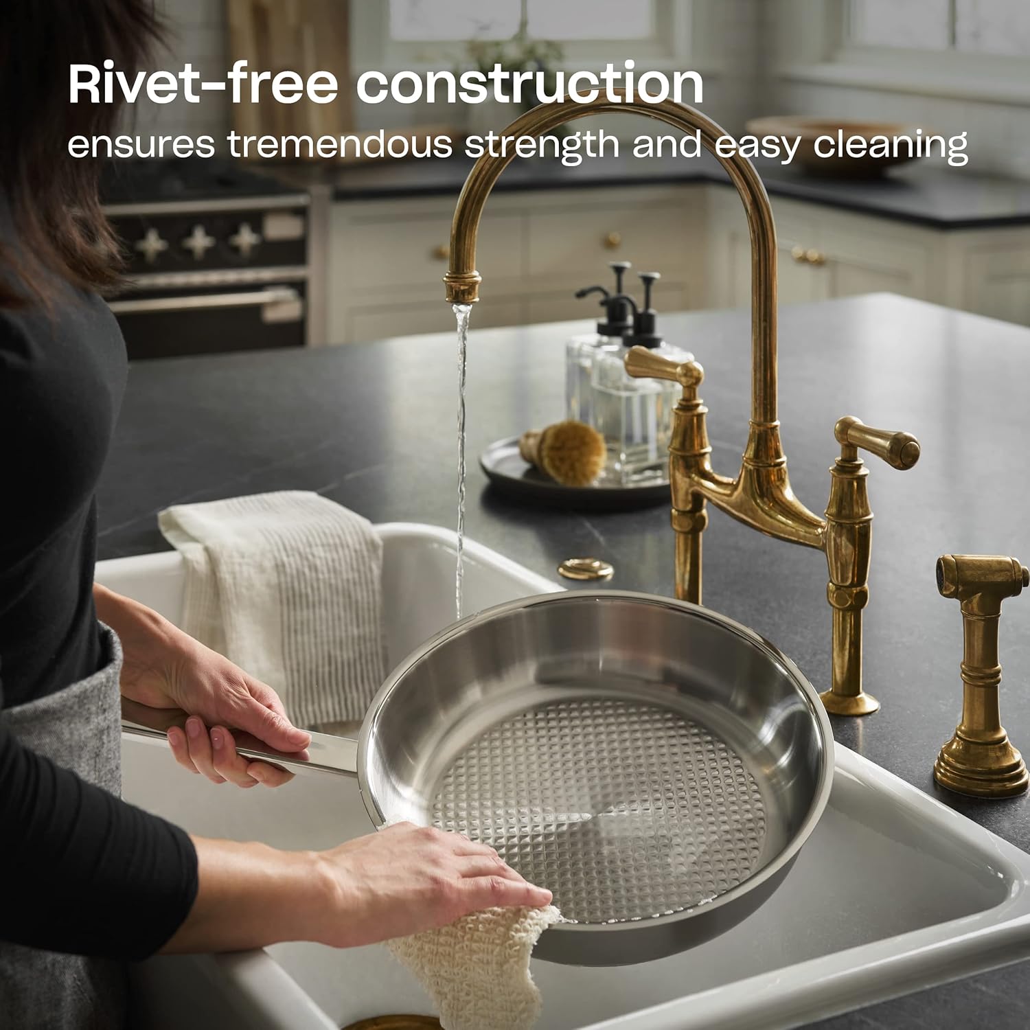 Fissler Original-Profi Collection 9.5 Inch Stainless Steel Frying Pan - Durable and High-Quality