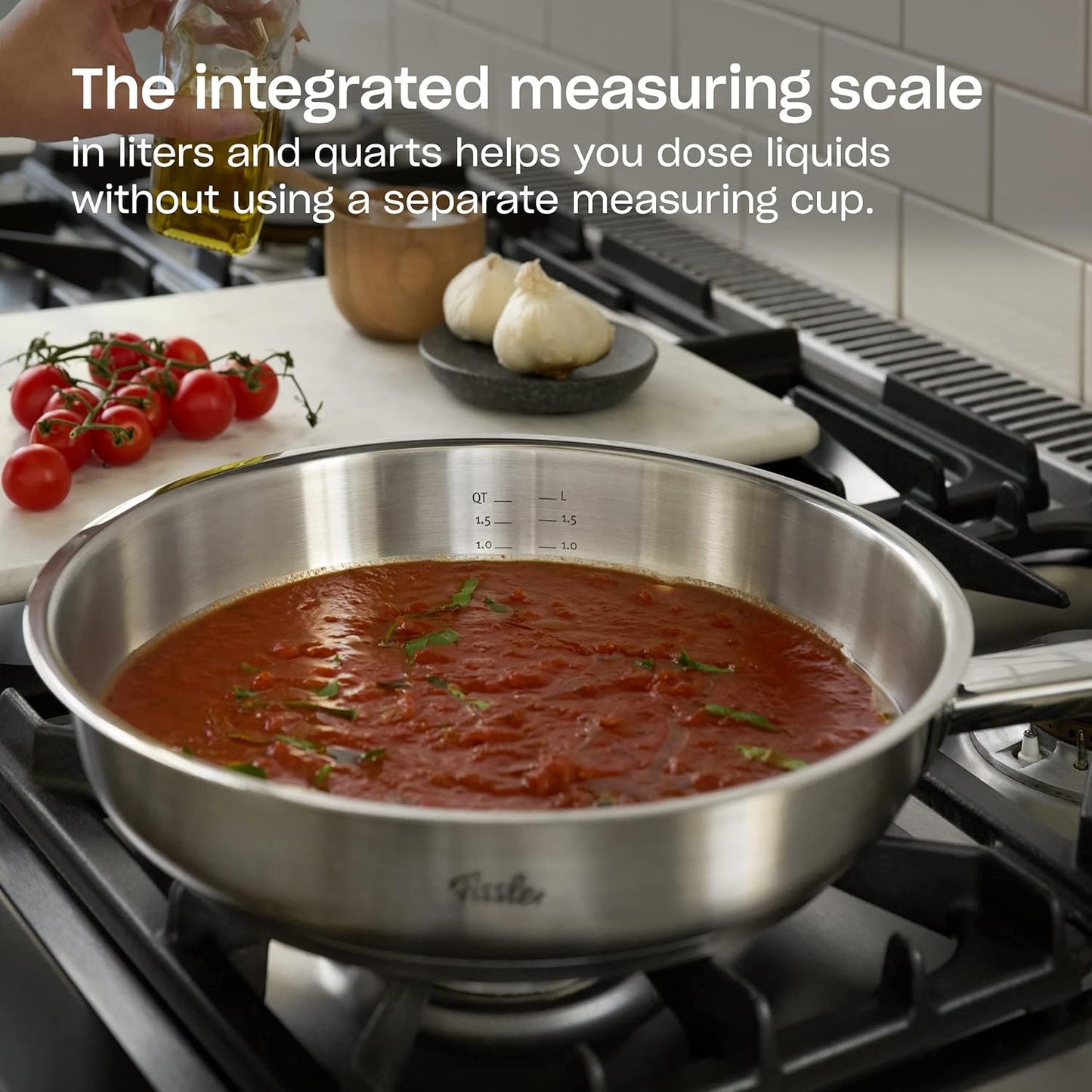 Fissler Original-Profi Collection 9.5 Inch Stainless Steel Frying Pan - Durable and High-Quality