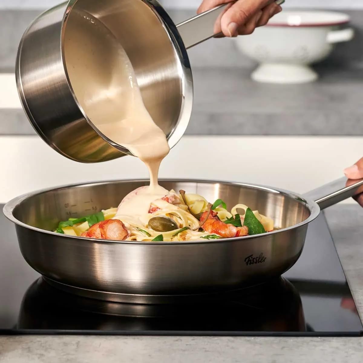 Fissler Original-Profi Collection 9.5 Inch Stainless Steel Frying Pan - Durable and High-Quality