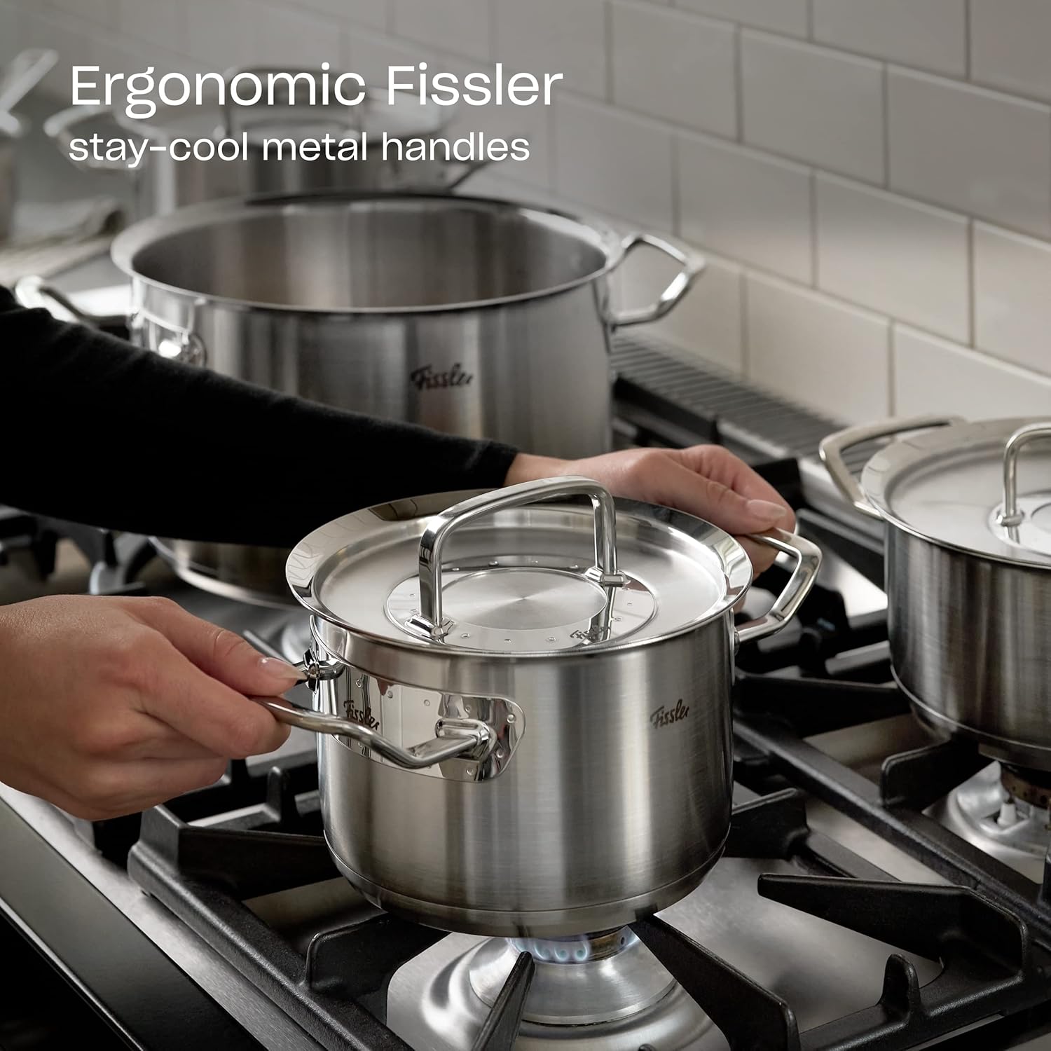 Fissler Original-Profi Collection Stainless Steel 8 Inch Steamer Insert - Stackable and Durable