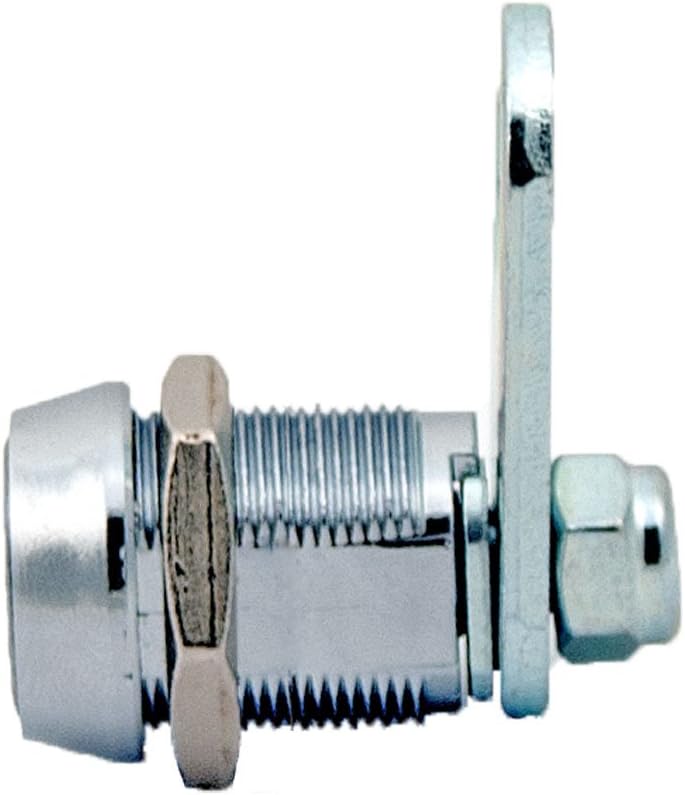 FJM Security 1481BM-KA High Security Pagoda Lock with 7/8" Cylinder and Chrome Finish, Keyed Alike