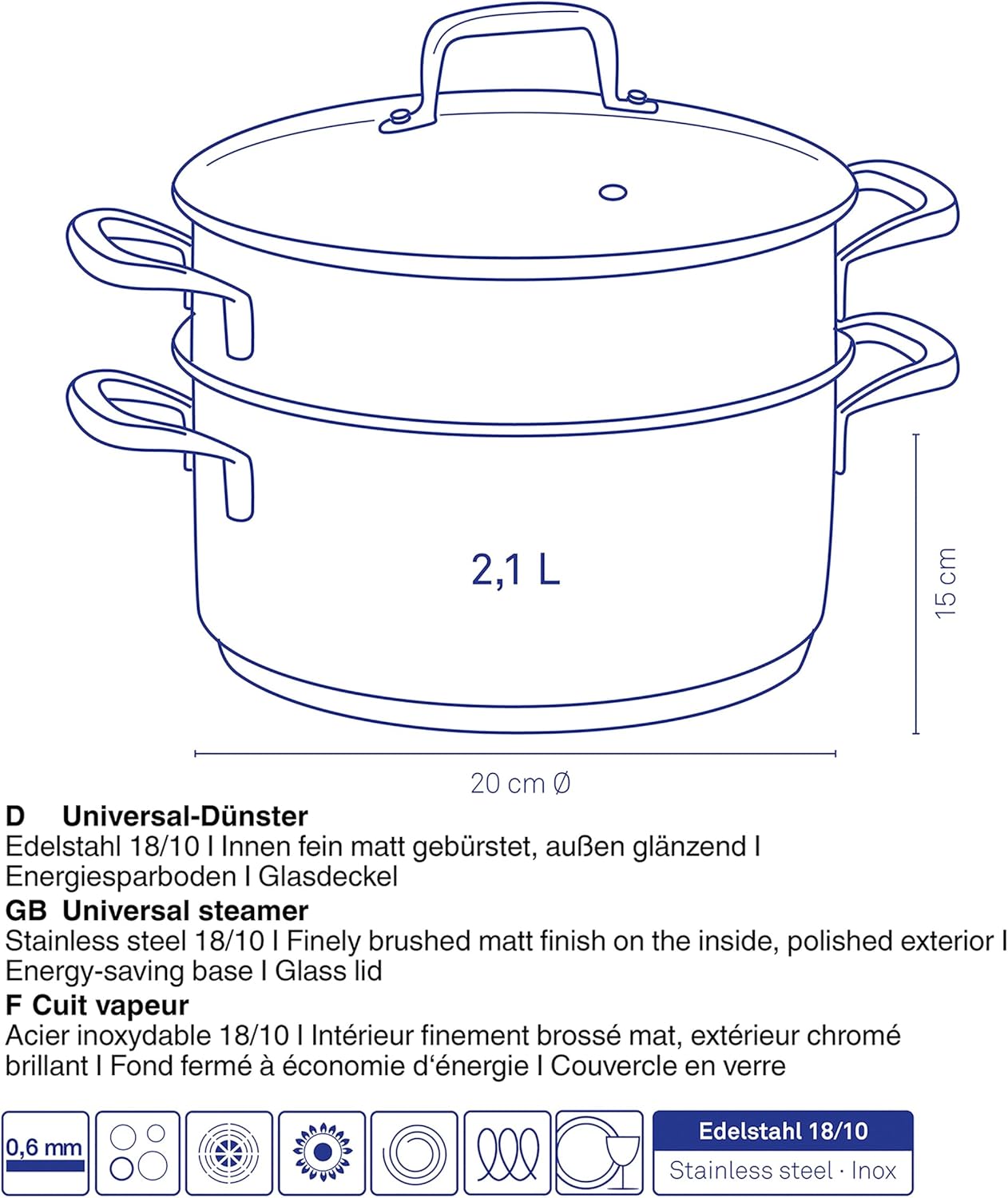 Flavoria 10190 Kela Steamer: A Versatile Kitchen Appliance for Healthy Cooking