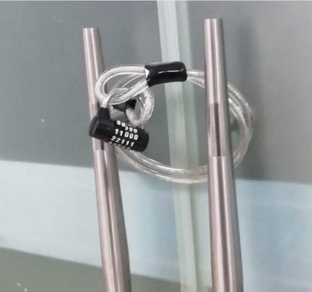 Flexible Stainless Steel Safety Cable with Double Loop Braided Design for U-Locks, Padlocks, and More - WildKart