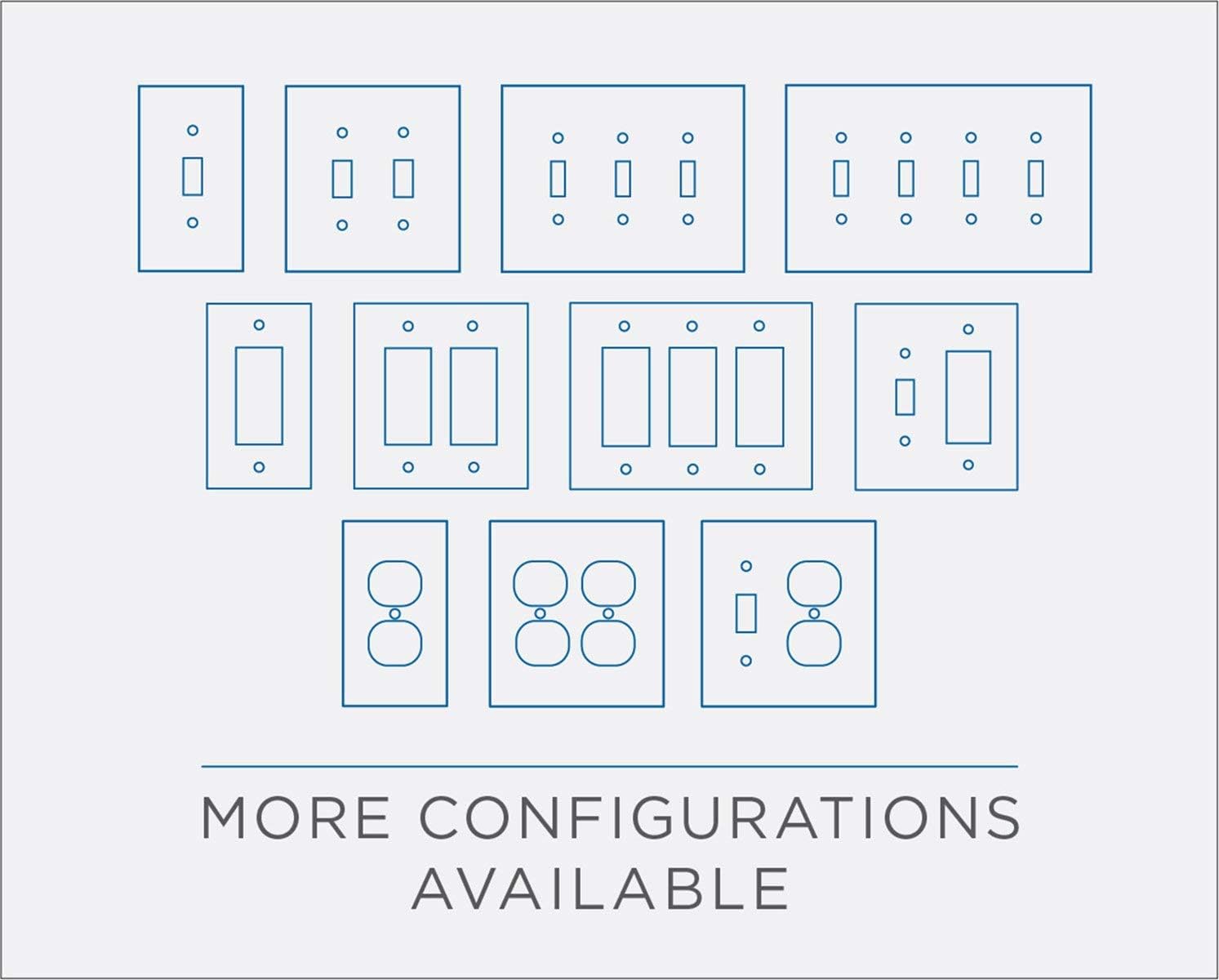 Franklin Brass Classic Lace Brushed Nickel Decorative Light Switch Cover - 1 Pack