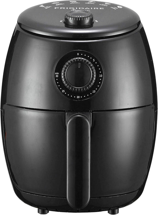 Frigidaire EAF180-BLACK 1.8 Qt Air Fryer with Digital Controls and Removable Dishwasher-Safe Pan - Black