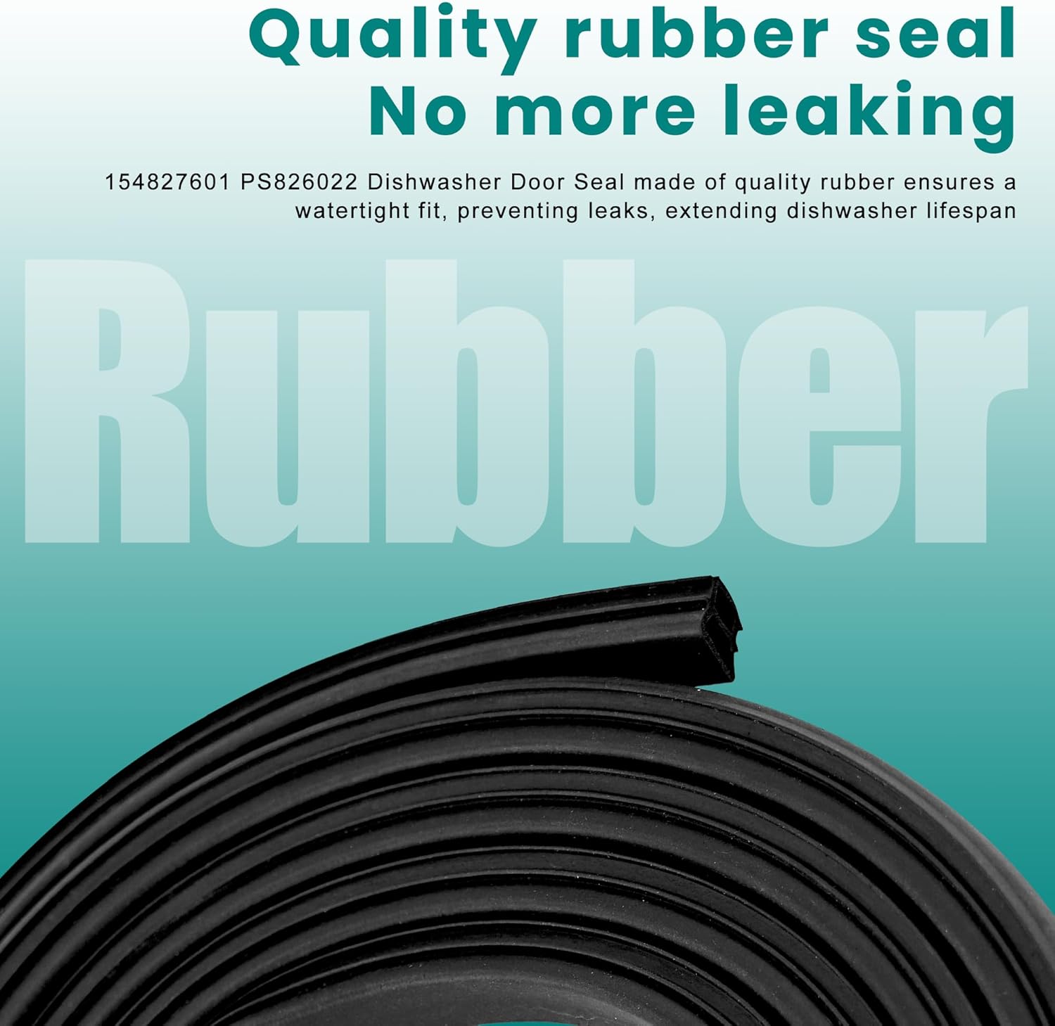 Frigidaire Gallery Kenmore Electrolux Dishwasher Door Seal Gasket Replacement Kit - Door Gasket, Lower Seal, Splash Shield - Prime & Swift