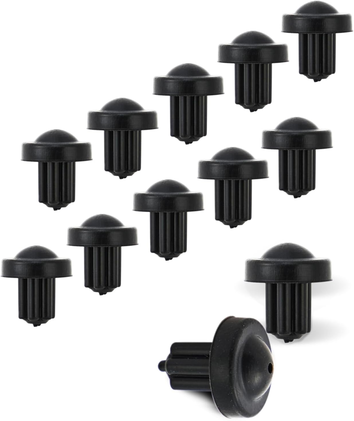 Frigidaire Gas Stove Grate Rubber Feet Replacement Parts - Set of 12 Pieces for FFGF3052TSA Oven Top Grate