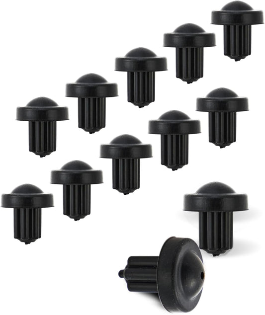 Frigidaire Gas Stove Grate Rubber Feet Replacement Parts - Set of 12 Pieces for FFGF3052TSA Oven Top Grate