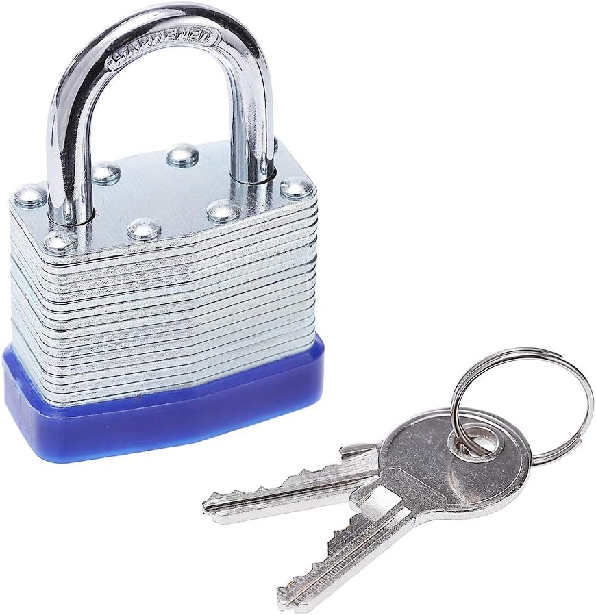 Fu Volante Laminated Steel Key Lock Set - 1-9/16" Wide Body - 2 Padlocks Keyed Alike - WildKart