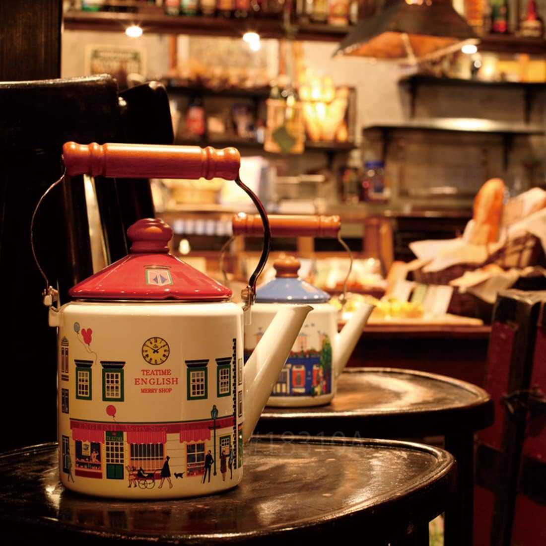 FUJIHORO Fuji Enamel MM-2.0K S Kettle, 2.0 L Capacity, Induction Compatible, Enameled Kettle for Merry Shop