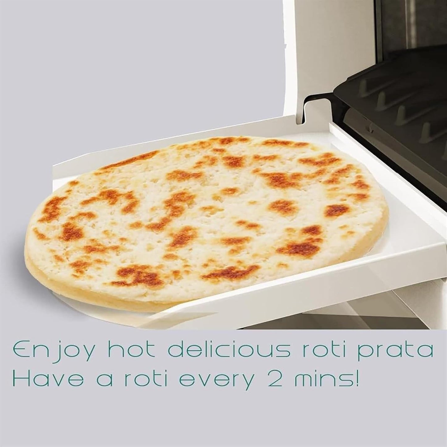 Fully Automatic Roti Maker with Intelligent Touch Screen - Make 20 Pcs in One Go for Chapati, Tortilla, Pancakes - Electric Machine for Dosa, Tawa