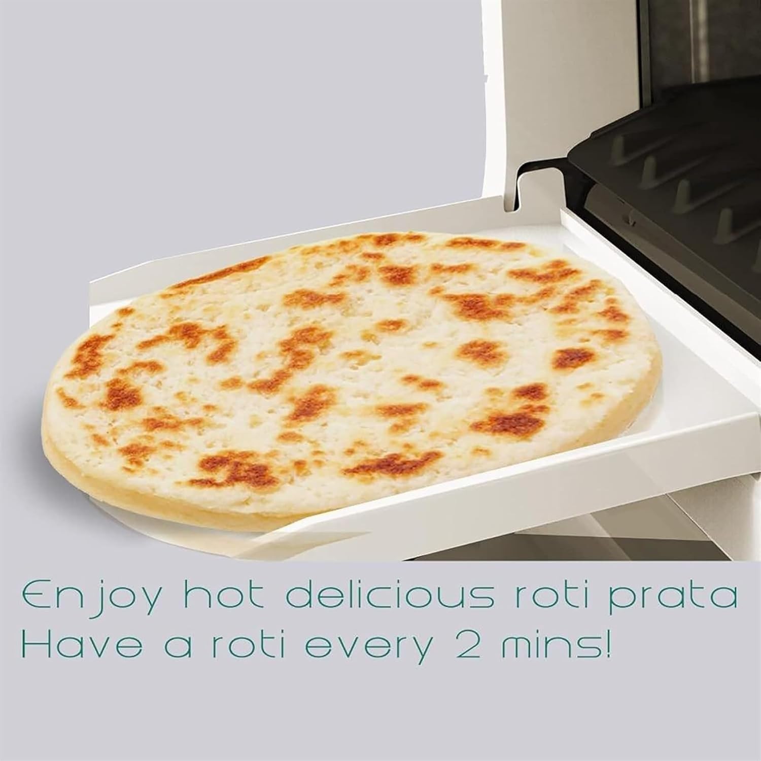 Fully Automatic Roti Maker with Intelligent Touch Screen - Make 20 Pcs in One Go for Chapati, Tortilla, Pancakes - Electric Machine for Dosa, Tawa