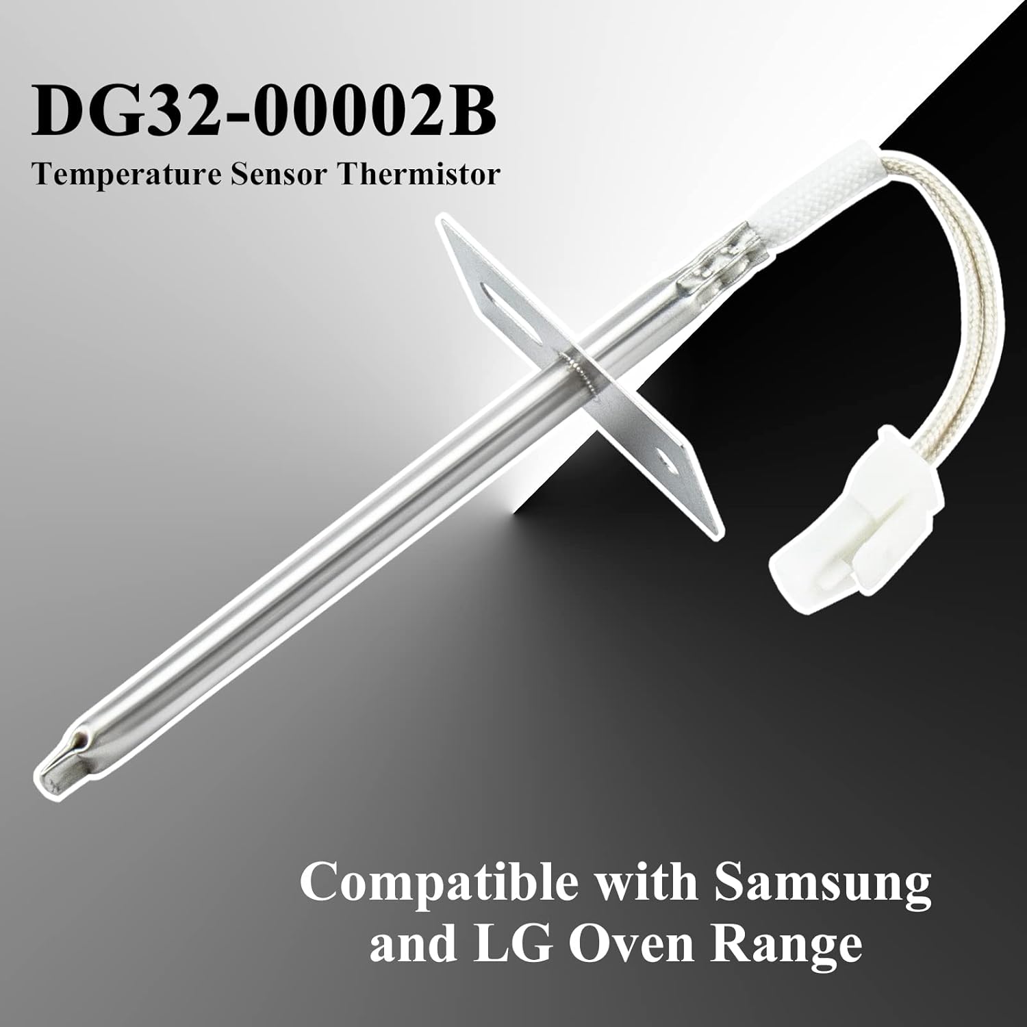 Funmit DG32-00002B Oven Temperature Sensor Thermistor - Compatible with Samsung & LG EBG61305805, DG32-00002A, 6322B62214A - High-Quality Replacement Parts