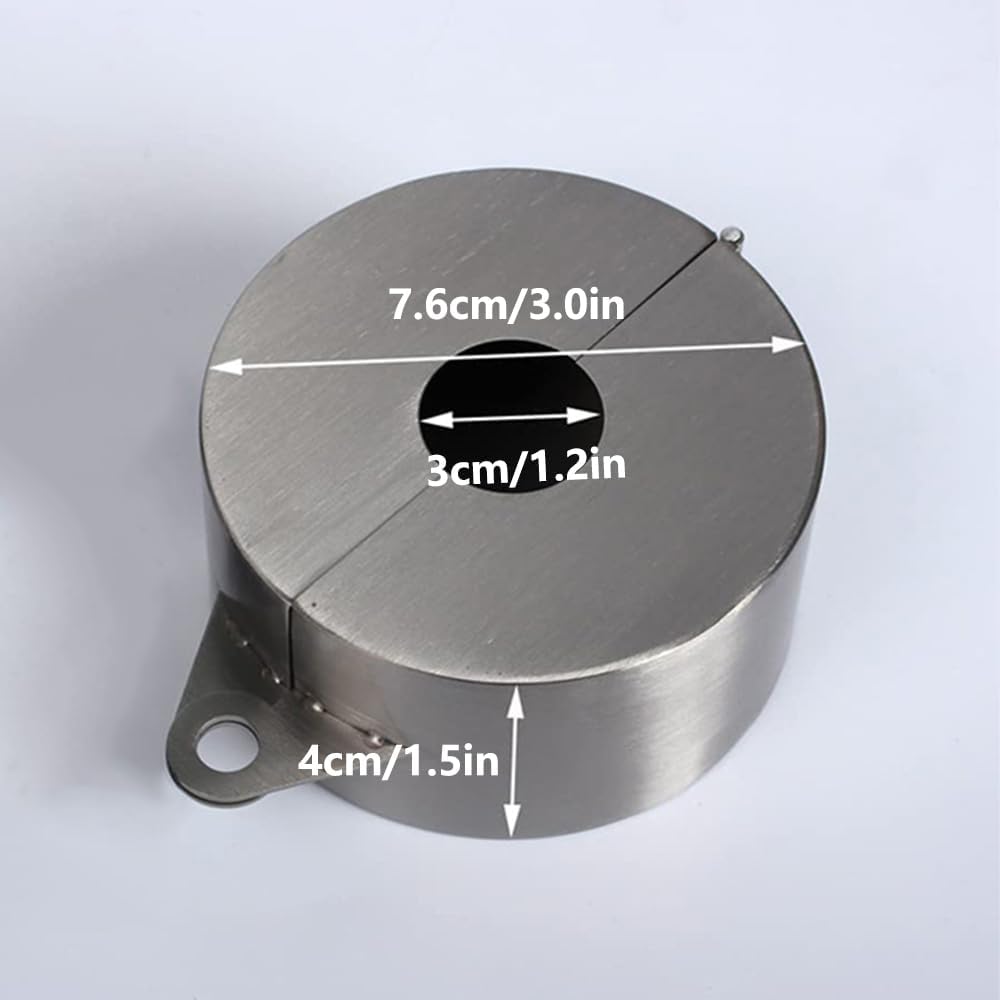 Funnytek Door Handle Lock Cover with Padlock and Keys - Prevents Unauthorized Access and Disable Doorknob