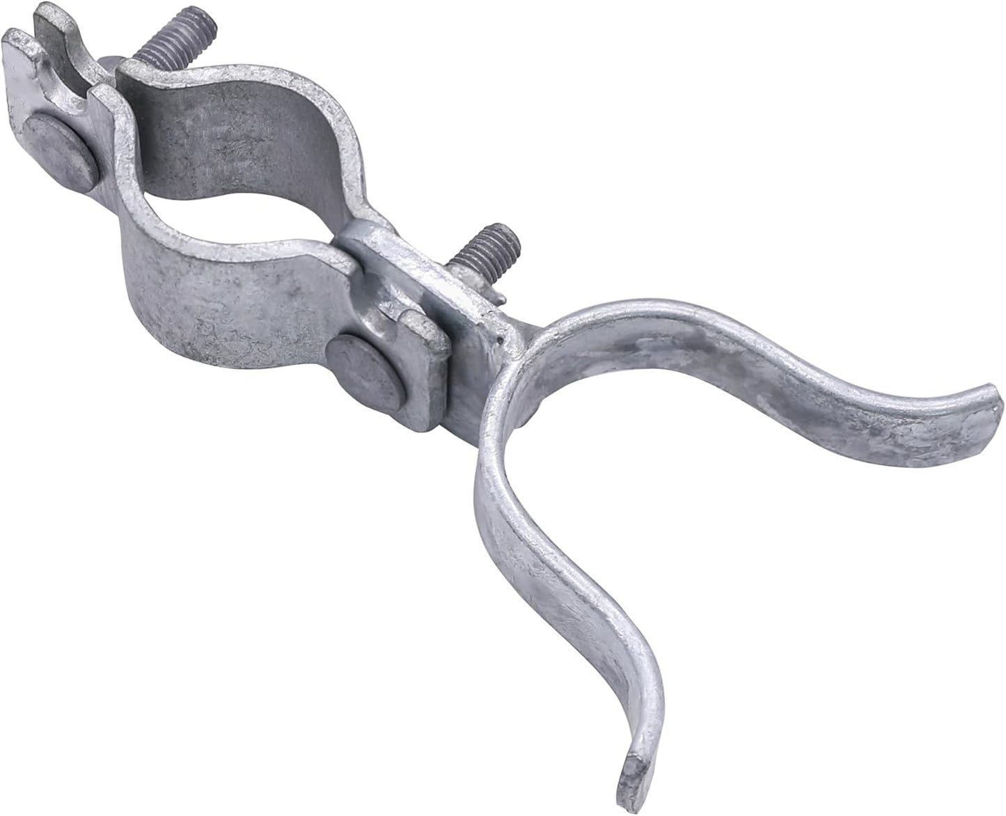 Galvanized Chain Link Fence Gate Latch with Padlock Hole - 1-3/8" x 1-3/8" - Secure Lock for Gate Frames