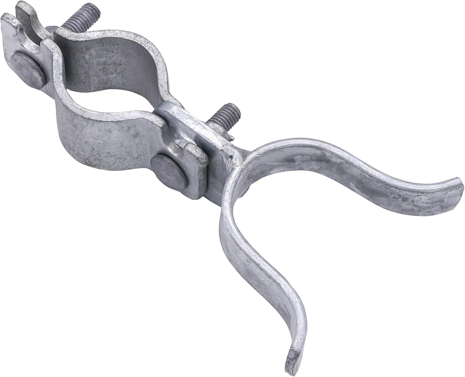 Galvanized Chain Link Fence Gate Latch with Padlock Hole - 1-3/8" x 1-3/8" - Secure Lock for Gate Frames