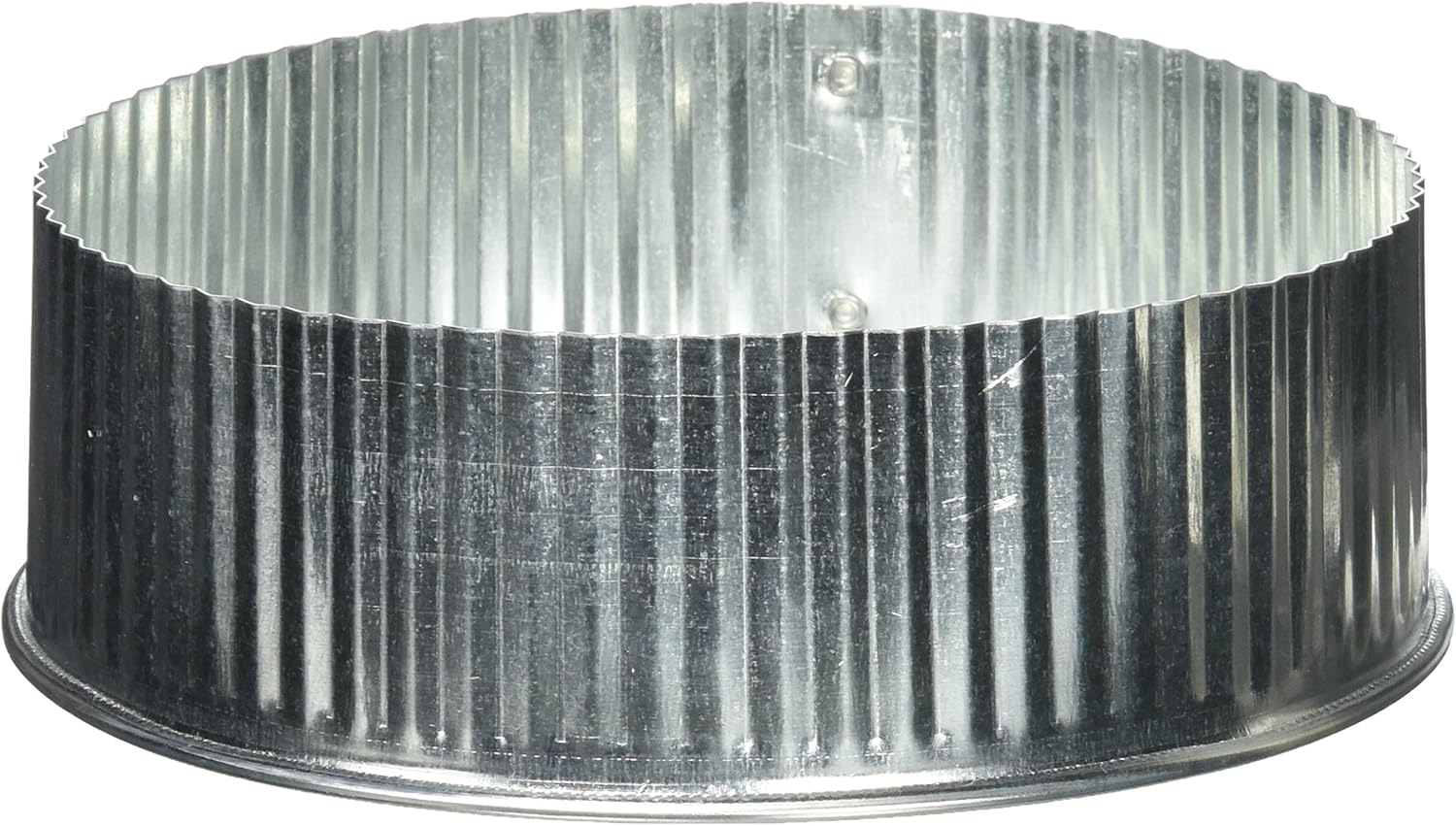 Galvanized Furnace Pipe End Cap Flat 6" Dia. - United States HDW GV0735 Imperial Manufacturing, 30 Ga - Silver Color