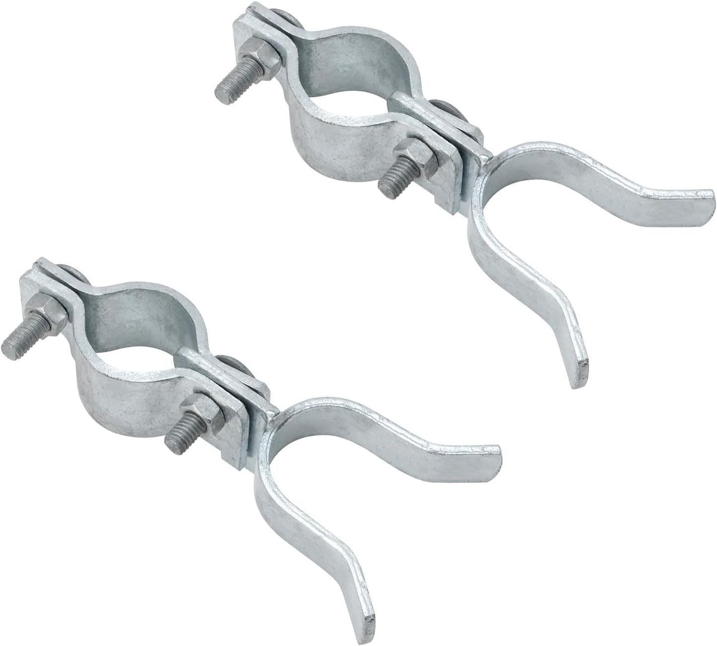 Galvanized Steel Chain Link Gate Latch with Padlock Hole, 1-3/8" x 1-3/8", 2 PCS - Fence Parts