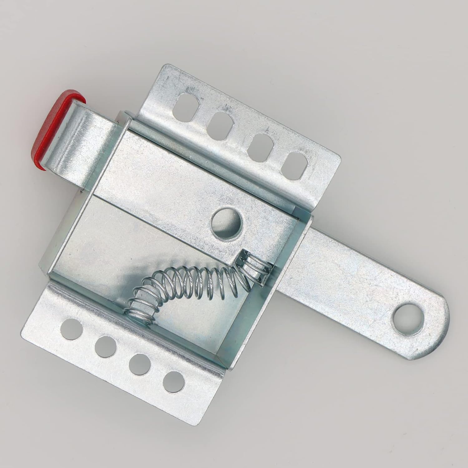 Galvanized Steel Garage Door Slide Lock - Heavy Duty Inside Deadlock for Manual Open - 1 Pack