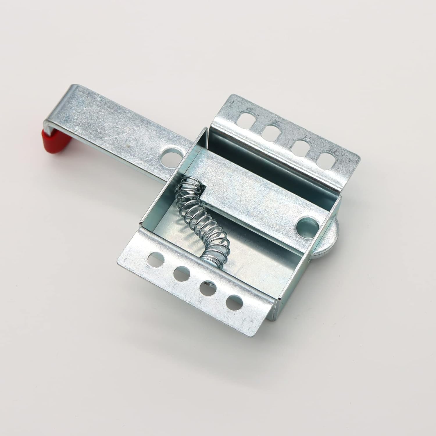 Galvanized Steel Garage Door Slide Lock - Heavy Duty Inside Deadlock for Manual Open - 1 Pack