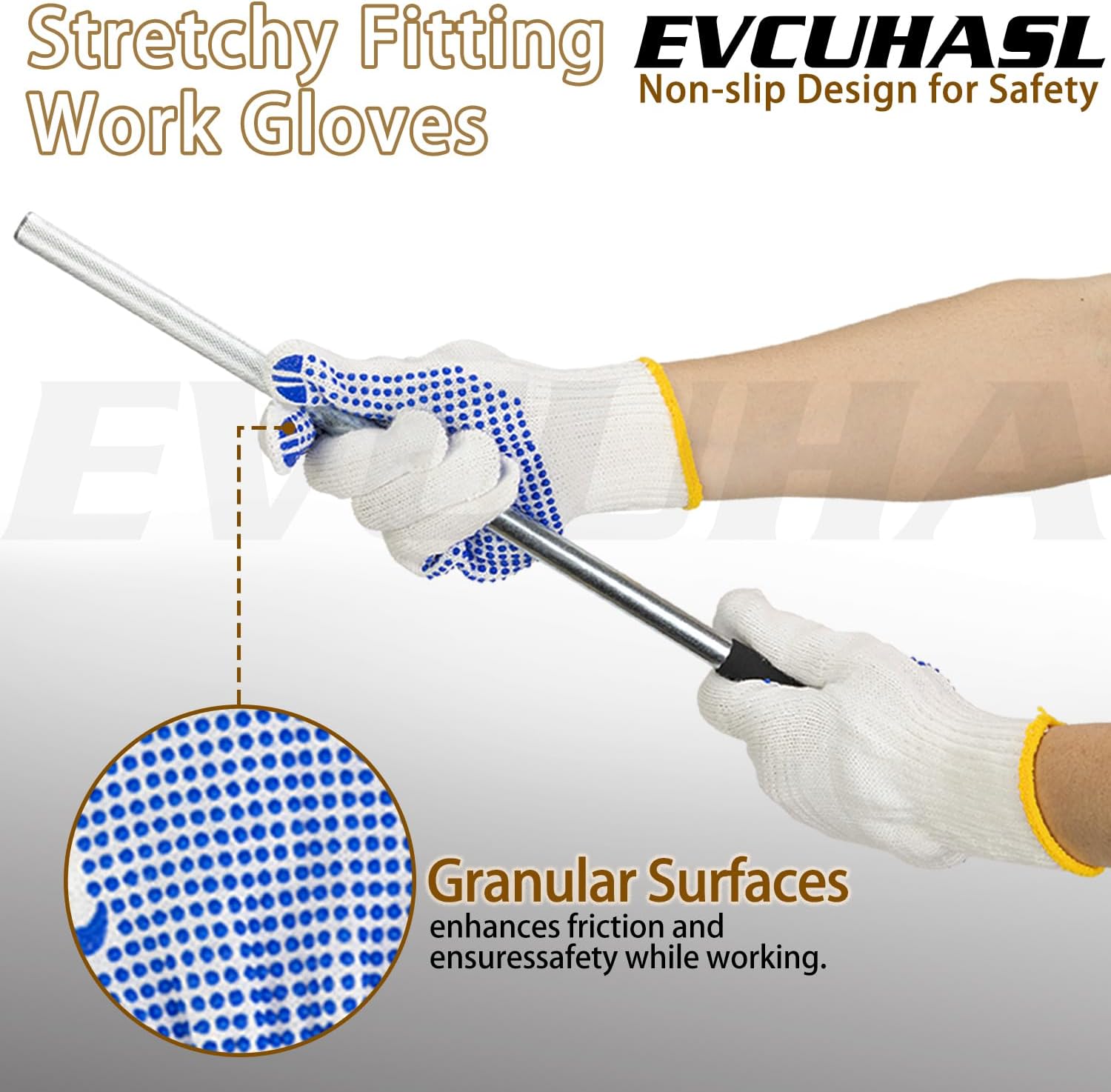 Garage Door Torsion Spring Winding Bars Set - 2 Pcs Zinc Steel Rods with Non-Slip Handle for Adjusting Tension Springs, Black