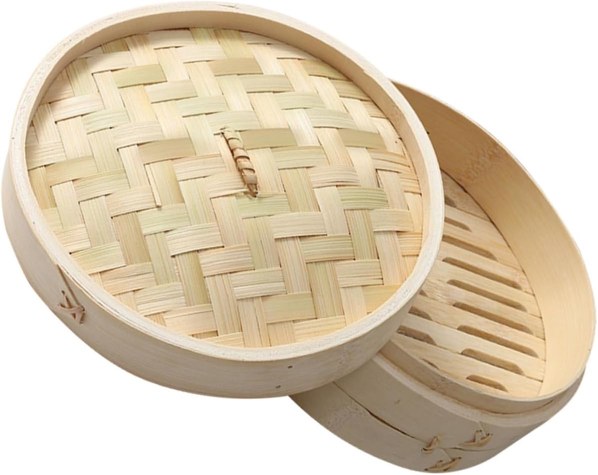 Garneck 1 Set Stackable Kitchen Steamer Lids with Cooling Rack for Mini Rice Cooker and Electric Air Fryer