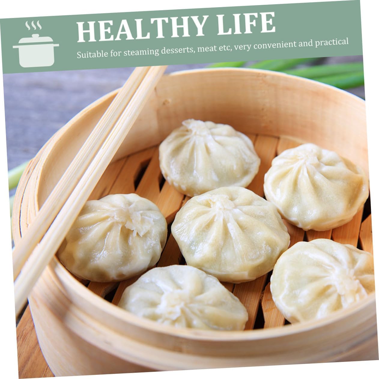 Garneck 1 Set Stackable Kitchen Steamer Lids with Cooling Rack for Mini Rice Cooker and Electric Air Fryer