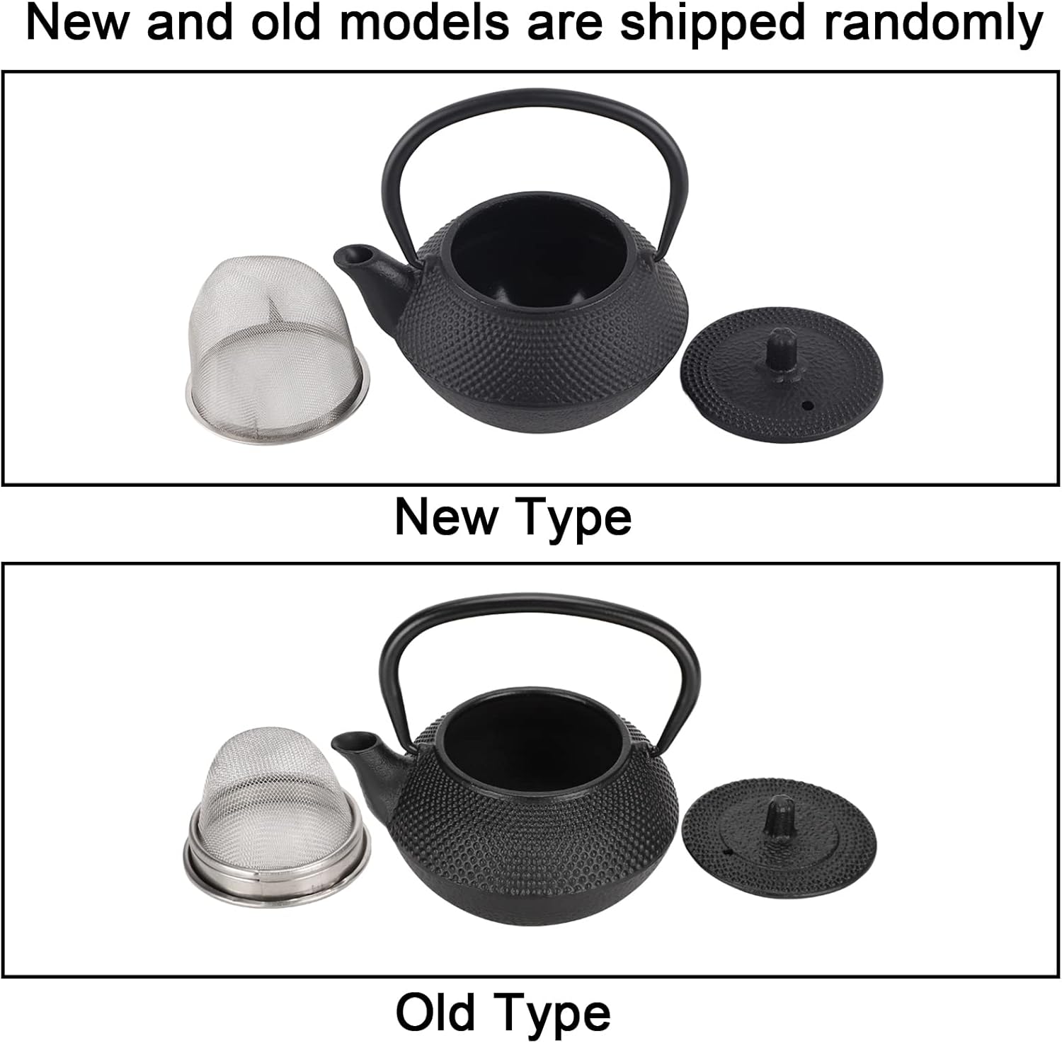 Garosa 300mL Japanese Tea Kettle Cast Iron Tea Pot with Strainer - Ideal for Home, Office, Yoga, or Decoration