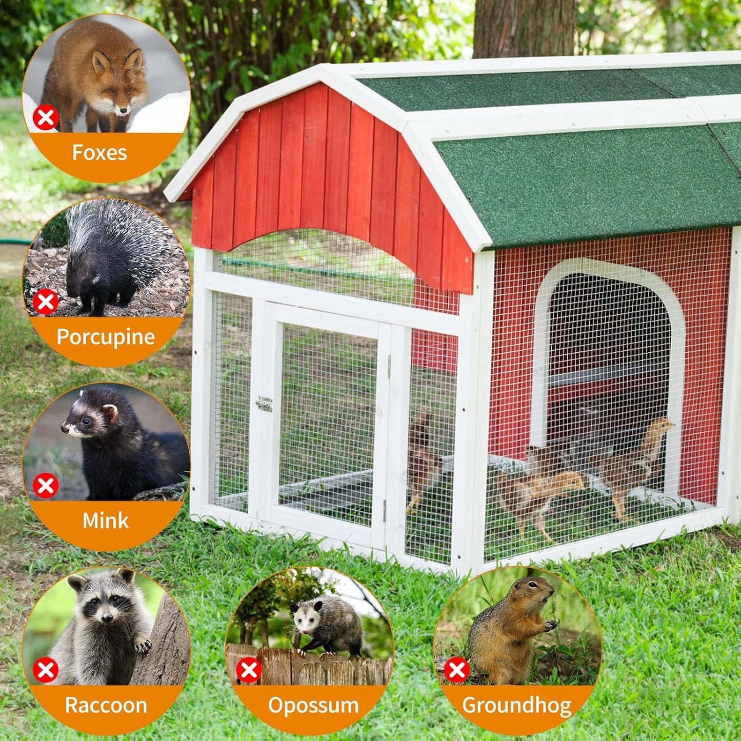 Gartist Hot-Dip Galvanized Welded Hardware Cloth,1/2inch 19Ga 16"x50' Chicken Wire Fencing, Raised Garden Bed Supports Wire Mesh Roll, Galvanized Wire Mesh Fence Prevent Snakes, Raccoons, Foxes - WildKart